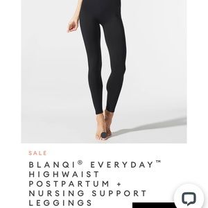 BLANQI postpartum nursing leggings - Medium